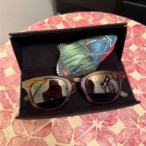 Maui Jim matte tortoise shell women’s sunglasses